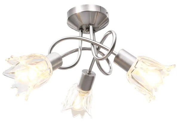 Szklana elegancka lampa sufitowa - 3X EX205 K8-L64