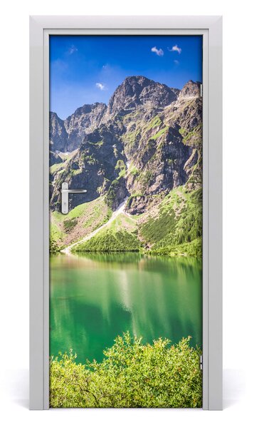 Naklejka na drzwi samoprzylepna Morskie oko Tatry
