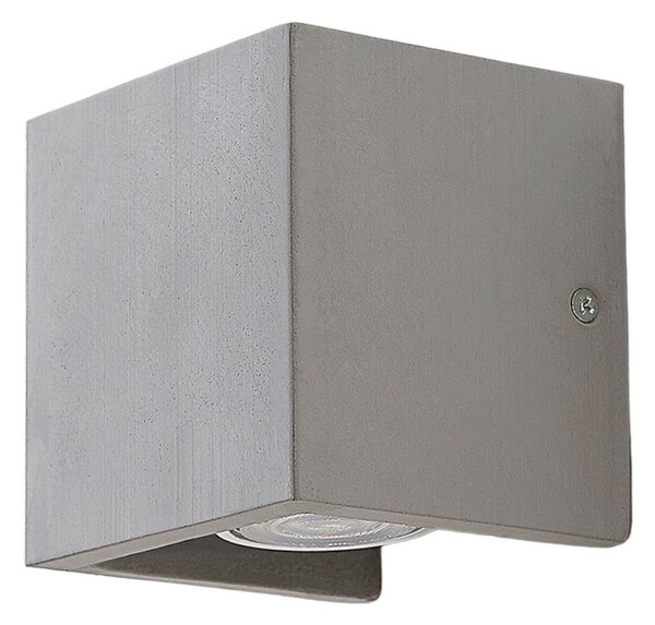 Lampa Ścienna Lindby, Gerda, ściemnialny, szary, przedpokój, beton, nowoczesny
