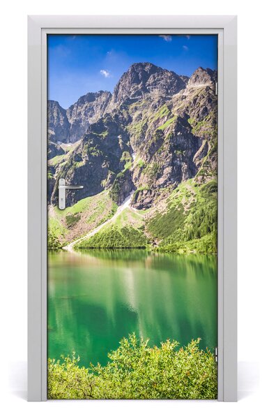 Naklejka na drzwi samoprzylepna Morskie oko Tatry