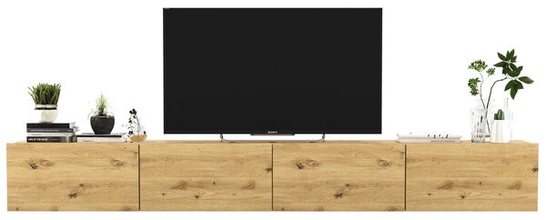 Zestaw Ściennych Szafek Rtv Dąb Artisan L3-G27