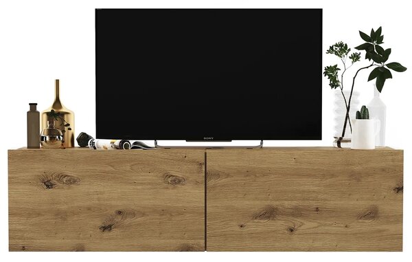 Ścienna szafka rtv dąb artisan N0-R84