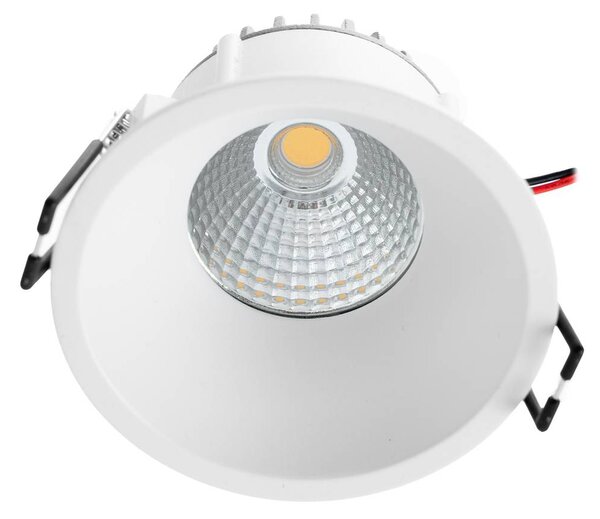 Downlight LED Arcchio Niria biały, 3000K Arcchio, możliwość ściemniania, biały / opal, salon / jadalnia, aluminium, nowoczesny