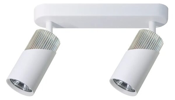 Podwójna biała lampa sufitowa - K421 G8-N61