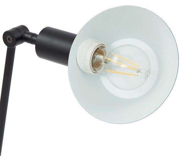 Lampa stołowa Corali Lindby, czarny, salon / jadalnia, metal, nowoczesny