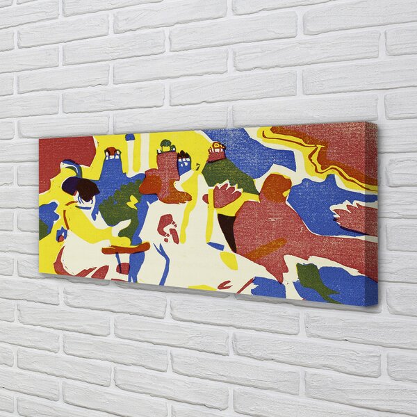 Duży obraz na płótnie Oriental (Orientalisches) - Wassily Kandinsky