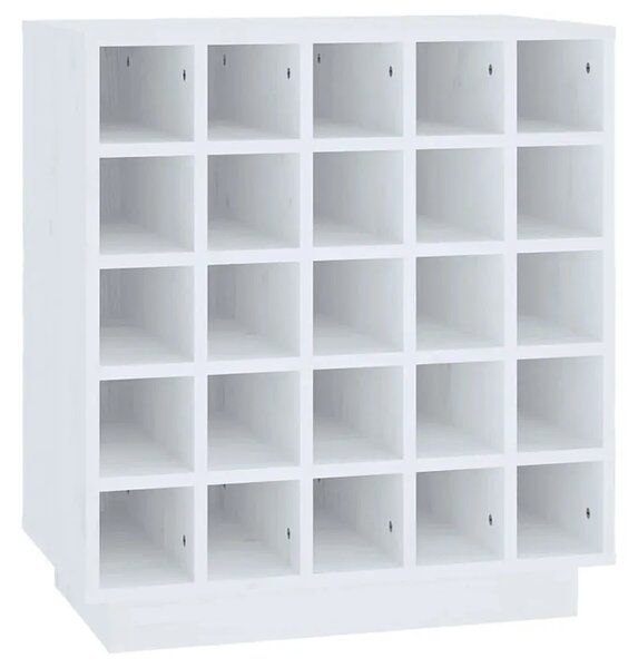 Biała sosnowa szafka na wino E6-G95