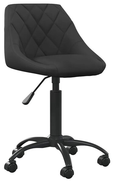 Czarny tapicerowany fotel obrotowy G1-Z09