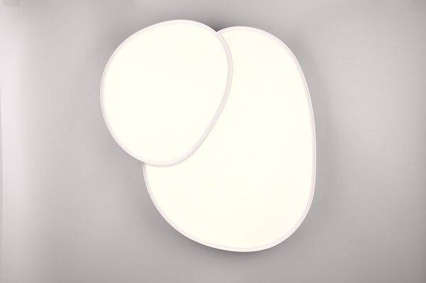 Biała lampa sufitowa LED 63.5x77 cm Rise – Trio