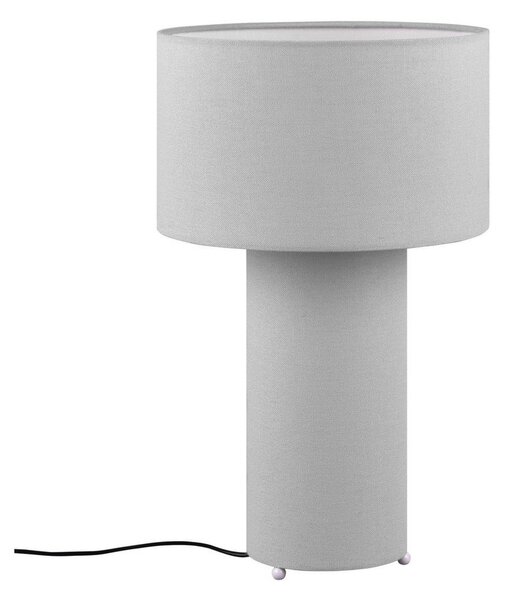 Jasnoszara lampa stołowa (wys. 40 cm) Bale – Trio