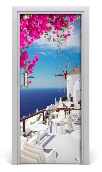 Fototapeta samoprzylepna na drzwi Santorini Grecja