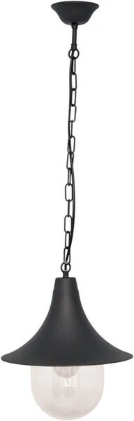 Czarna lampa zewnętrzna wisząca retro - 13X S317 T8-C03