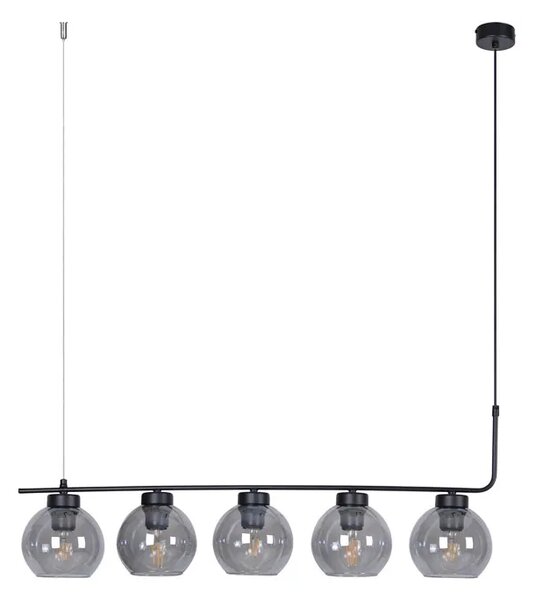 Industrialna duża lampa wisząca nad stół - 3X S809 F7-N92