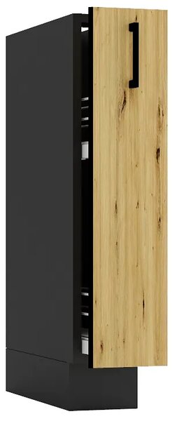 Szafka cargo 15 cm grafit + dąb artisan T1-K85