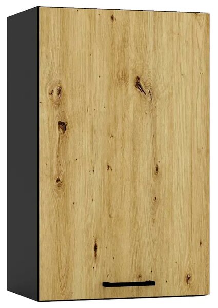 Szafka kuchenna górna 45 cm grafit + dąb artisan S5-H46