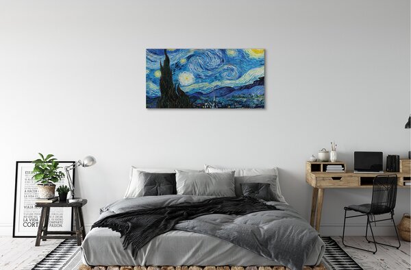Zdjęcie na płótnie Gwiaździsta noc - Vincent van Gogh