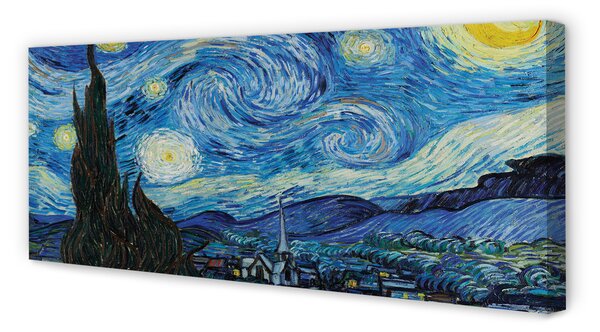 Zdjęcie na płótnie Gwiaździsta noc - Vincent van Gogh