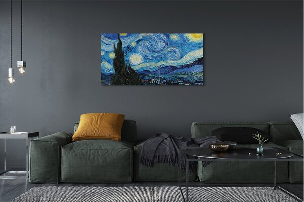 Zdjęcie na płótnie Gwiaździsta noc - Vincent van Gogh