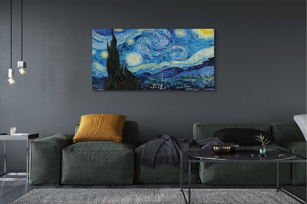 Zdjęcie na płótnie Gwiaździsta noc - Vincent van Gogh