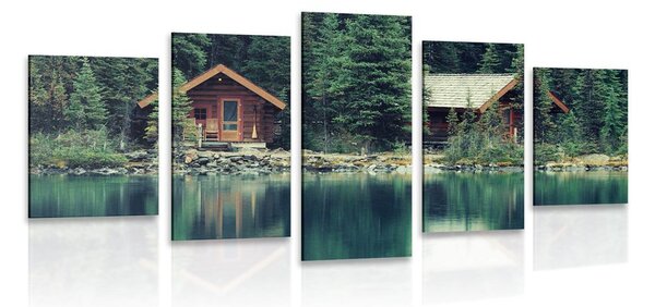 5-częściowy obraz park Yoho w Kanadzie