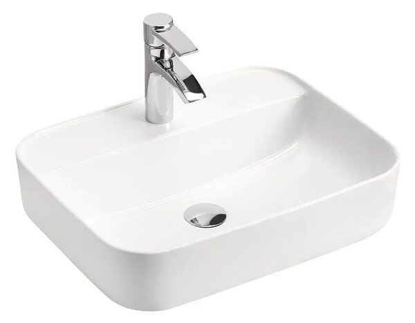 Ceramiczna biała umywalka nablatowa K7-M89
