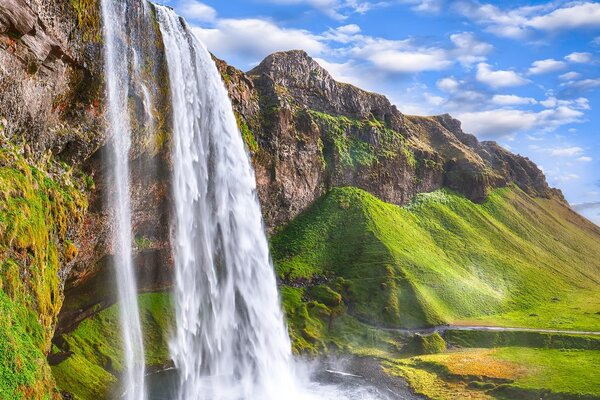 Obraz Wodospad Seljalandsfoss