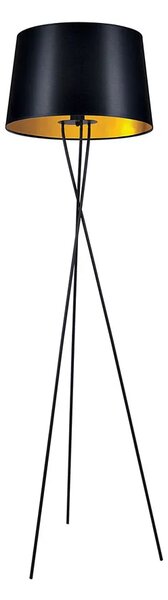 Czarno-złota lampa podłogowa trójnóg - S912 Z5-L04