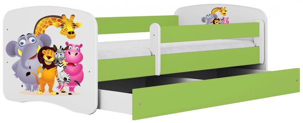 Łóżko dla dziecka z materacem mix 80x160 K6-R26