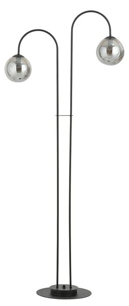 Loftowa lampa podłogowa z grafitowymi kloszami - 3X D117 N8-G02