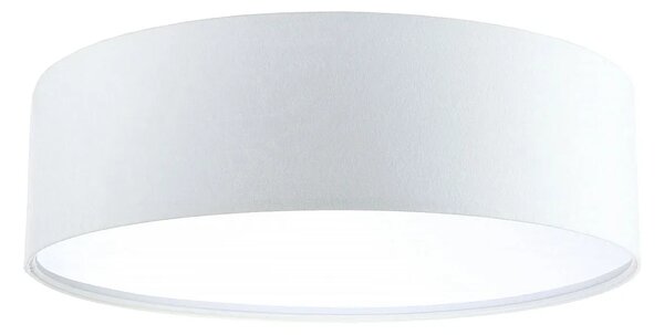 Biały minimalistyczny plafon welurowy - 8X A361 K1-R97