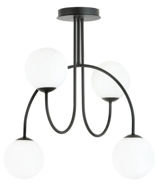 Nowoczesna lampa sufitowa z mlecznymi kloszami - D115 C7-S44