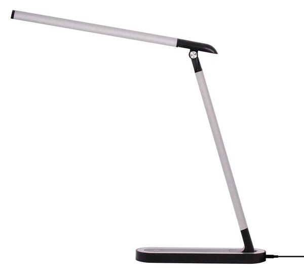 Czarno-srebrna lampka biurkowa LED - 5X A362 R7-B67