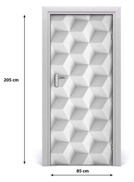 Naklejka samoprzylepna na drzwi Abstrakcja 3D