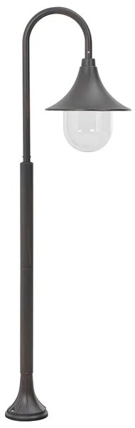 Brązowa niska lampa zewnętrzna stojąca - A464 K6-Z49