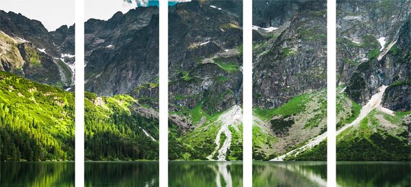 5-częściowy obraz Morskie Oko w Tatrach