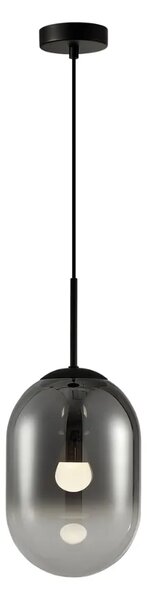 Lampa wisząca z czarnym dużym kloszem - K402 M6-N06