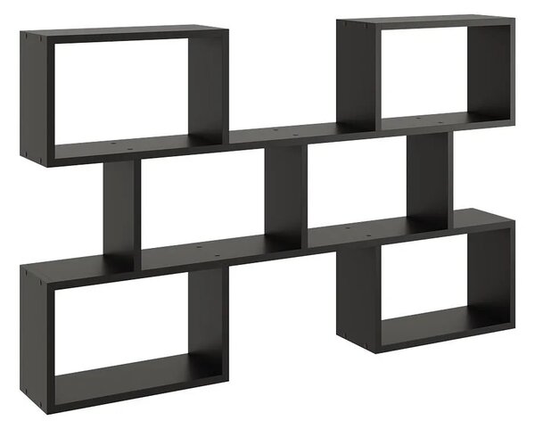 Czarna minimalistyczna półka wisząca Z2-R39