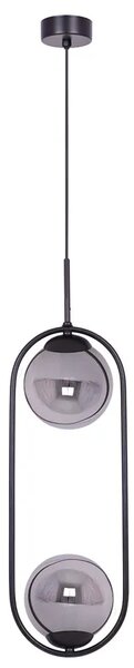 Nowoczesna lampa wisząca z grafitowymi kloszami - A199 A2-S01