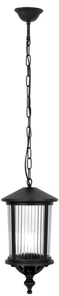 Czarna zewnętrzna lampa wisząca na taras - A450 L4-G08
