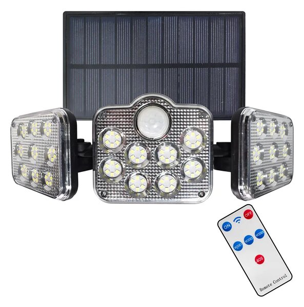 Potrójna lampa solarna z pilotem - 2X N29 E3-T10