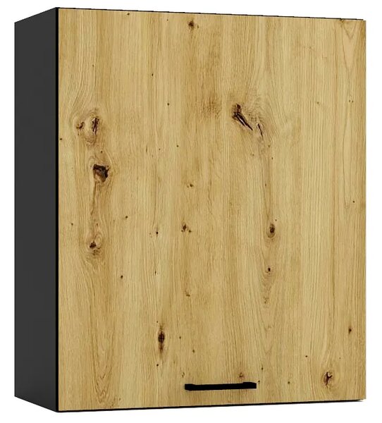 Szafka kuchenna wisząca 60 cm grafit + dąb artisan A6-R93