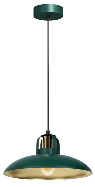 Lampa zielona wisząca industrialna K2-L44