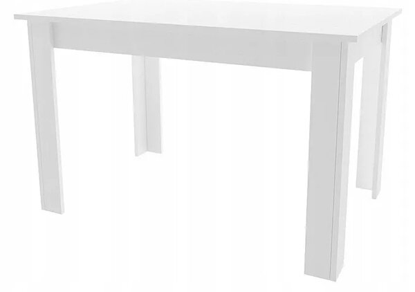 Biały minimalistyczny stół do jadalni E1-P22