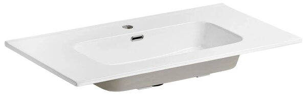Biała ceramiczna umywalka meblowa 90 cm W1-D91