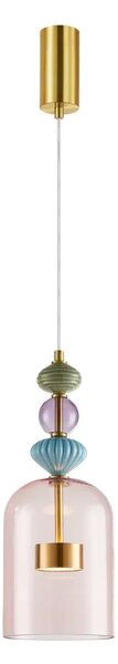 Lampa wisząca ze szklanym kloszem M4-B80