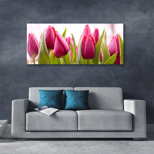 Obraz canvas Wiosenne Pole Tulipanów