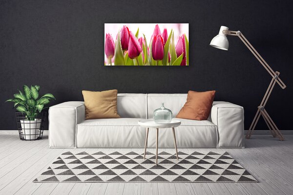 Obraz canvas Wiosenne Pole Tulipanów