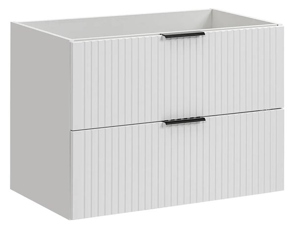 Biała szafka na umywalkę z szufladami 80 cm W5-Z11