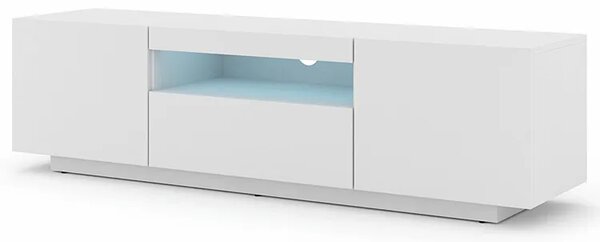 Szafka rtv stojąca lub wisząca biały mat D2-E20