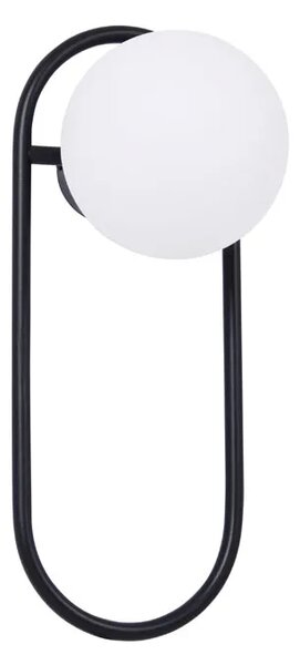 Industrialny kinkiet ścienny z okrągłym kloszem - S825 G0-K75